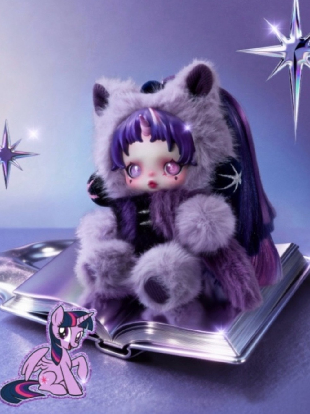 Authentic Pop Mart My Little Pony x Skulllpanda- Twilight Sparkle